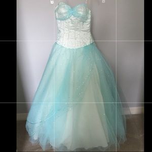 Custom ball gown